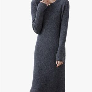 a new day Charcoal Long Sleeve Knit Dress